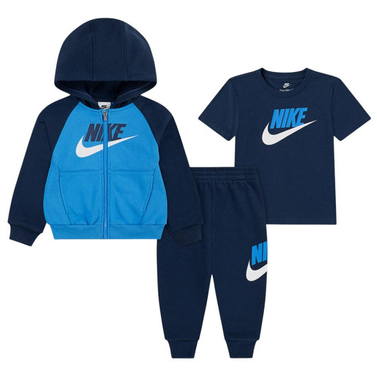 Nike Βρεφικές φόρμες σετ Color Blocked Set 3 pcs